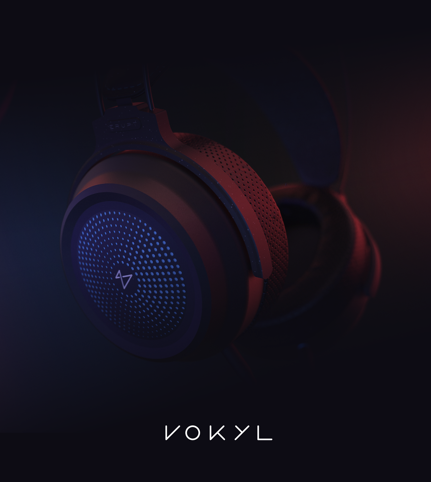 Vokyl erupt headphones Audio sound minimal tech mark o'neill Auro