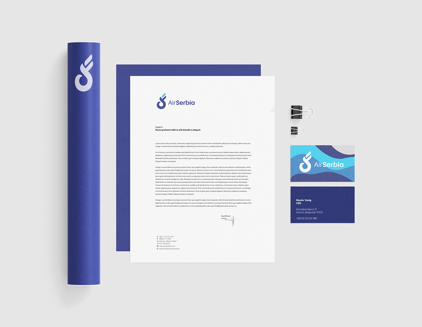 graphic design  airline branding  visual identity Project design AIR SERBIA redesign presentation