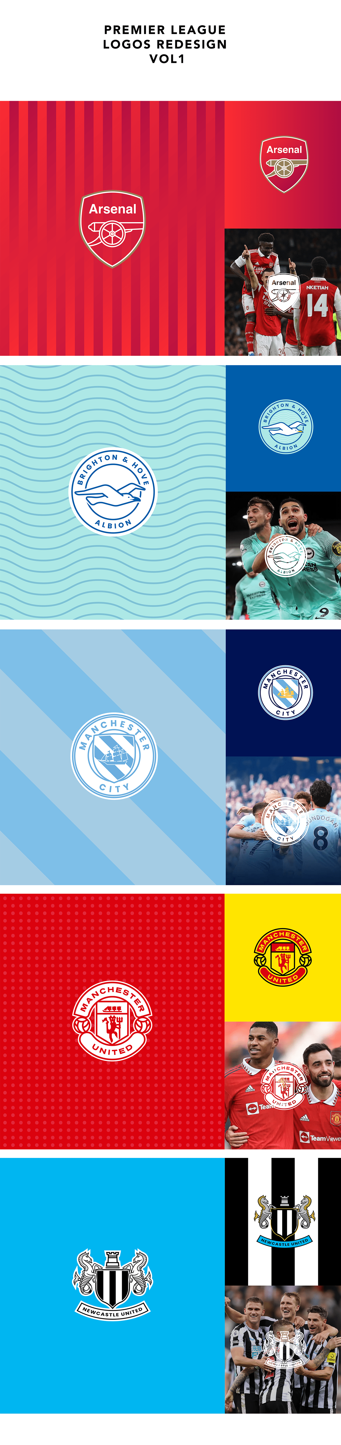 Premier League football Crests logos brand identity Logo Design adobe illustrator visual identity Brand Design