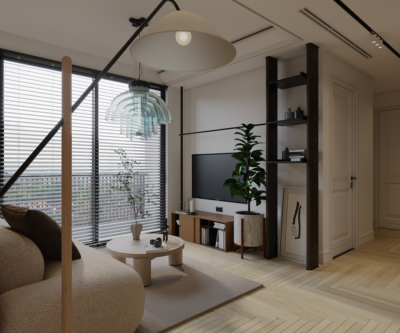 apartment design Japandi