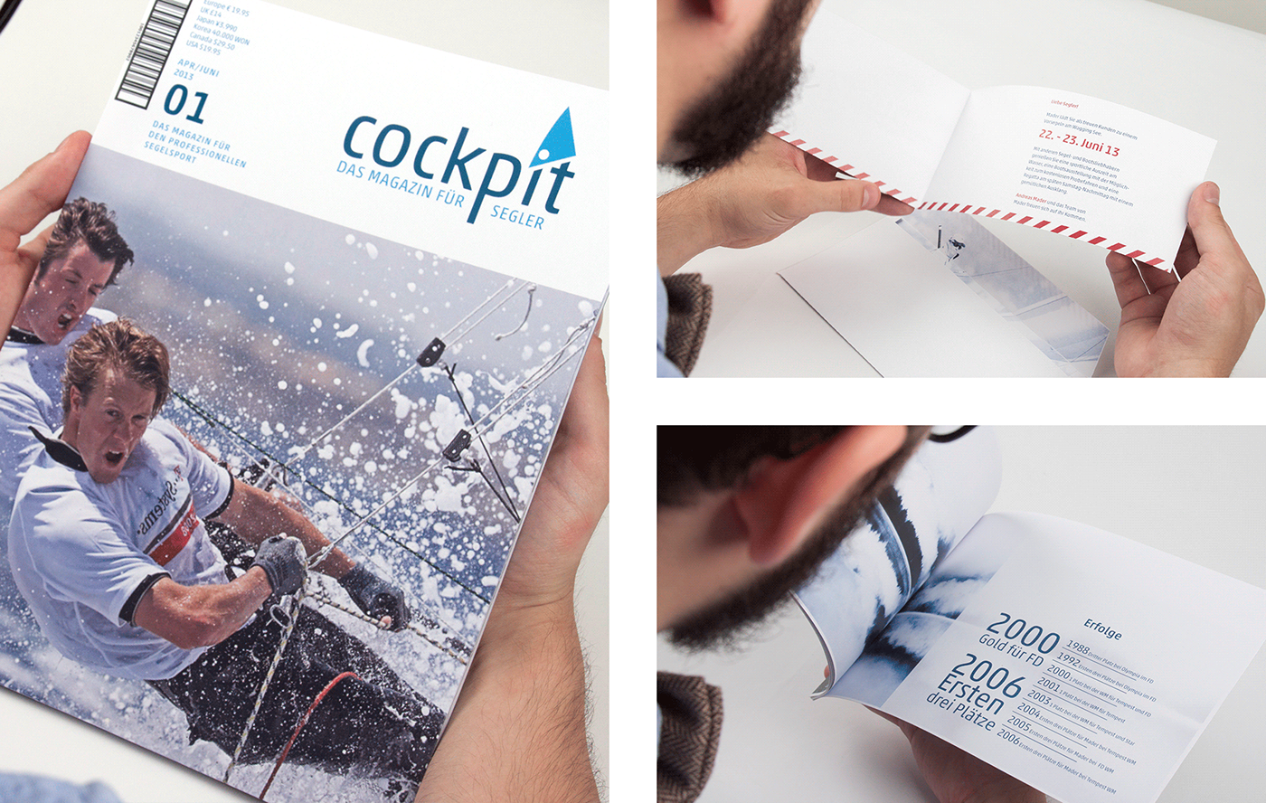 Coporate Design mader Bootsbau sailing webside Booklet