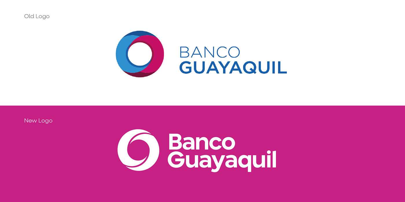 banco Bank brand branding  Ecuador guayaquil identidad logo magenta pulsum
