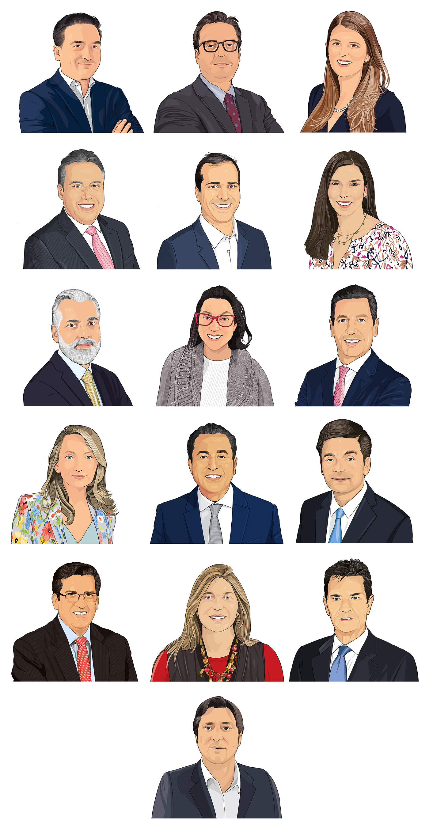 banking business citi corporate finance Latin America management portraits profile