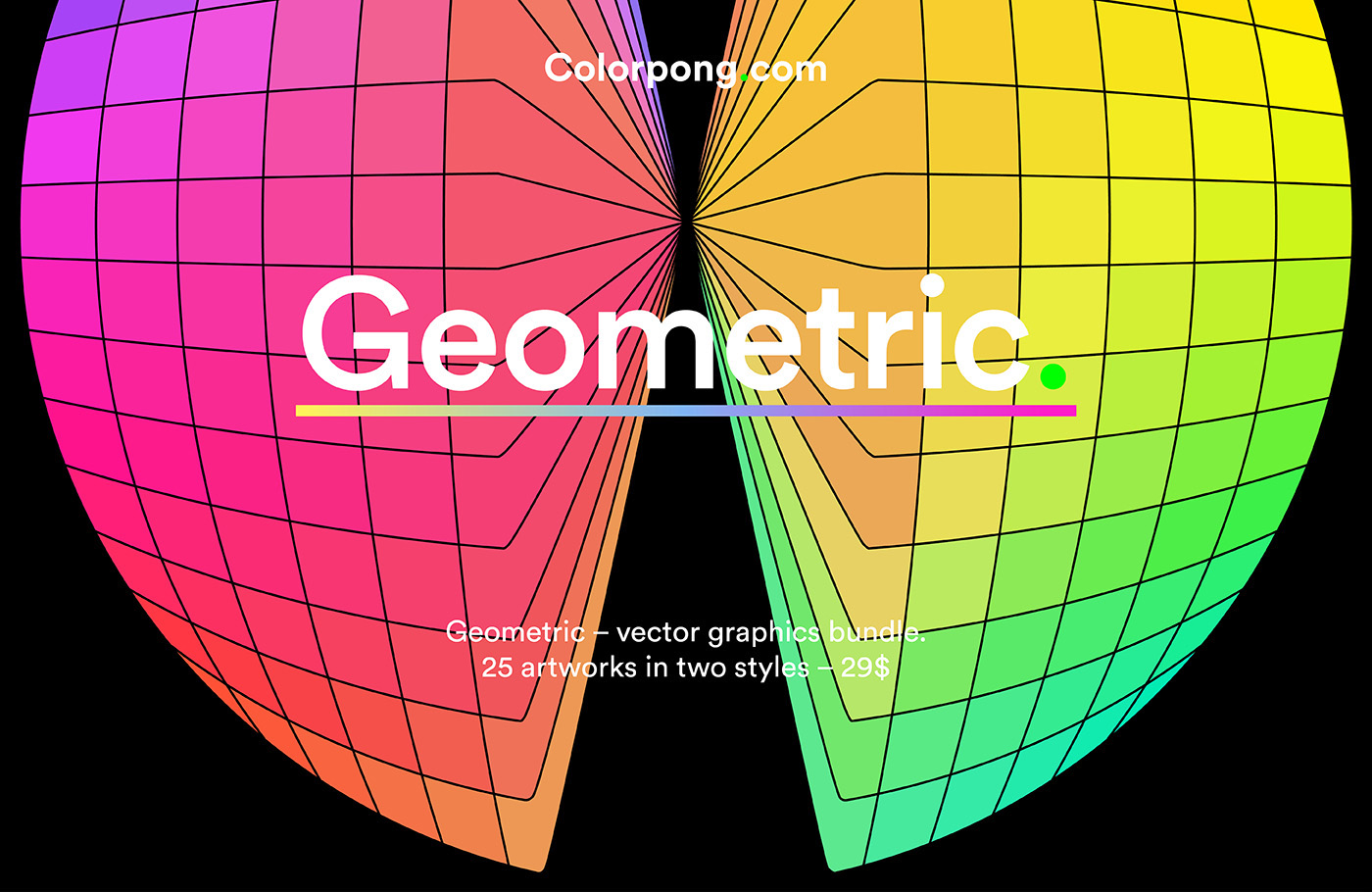 geometry GEO geometric facettes system colorful spectrum spectral math smooth curves dimensional 3D objects bundle