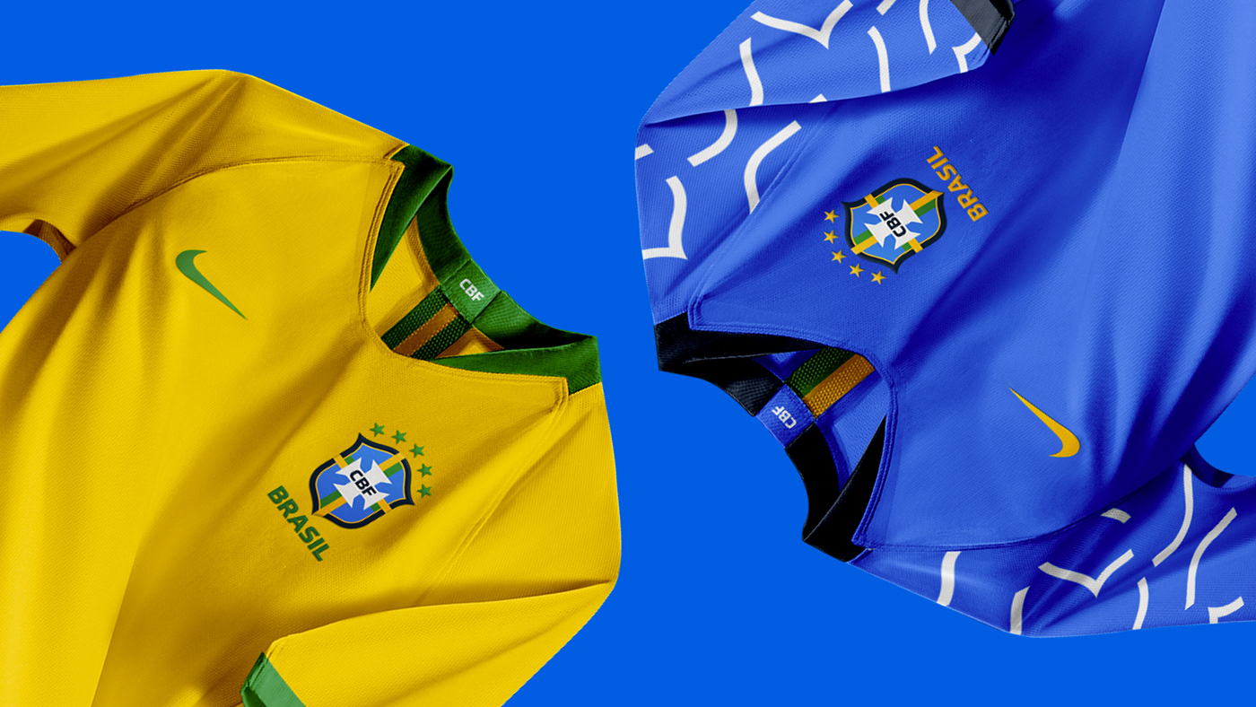 Brazil CBF seleção brasileira National Soccer Team soccer football seleção Brasil visual identity branding 