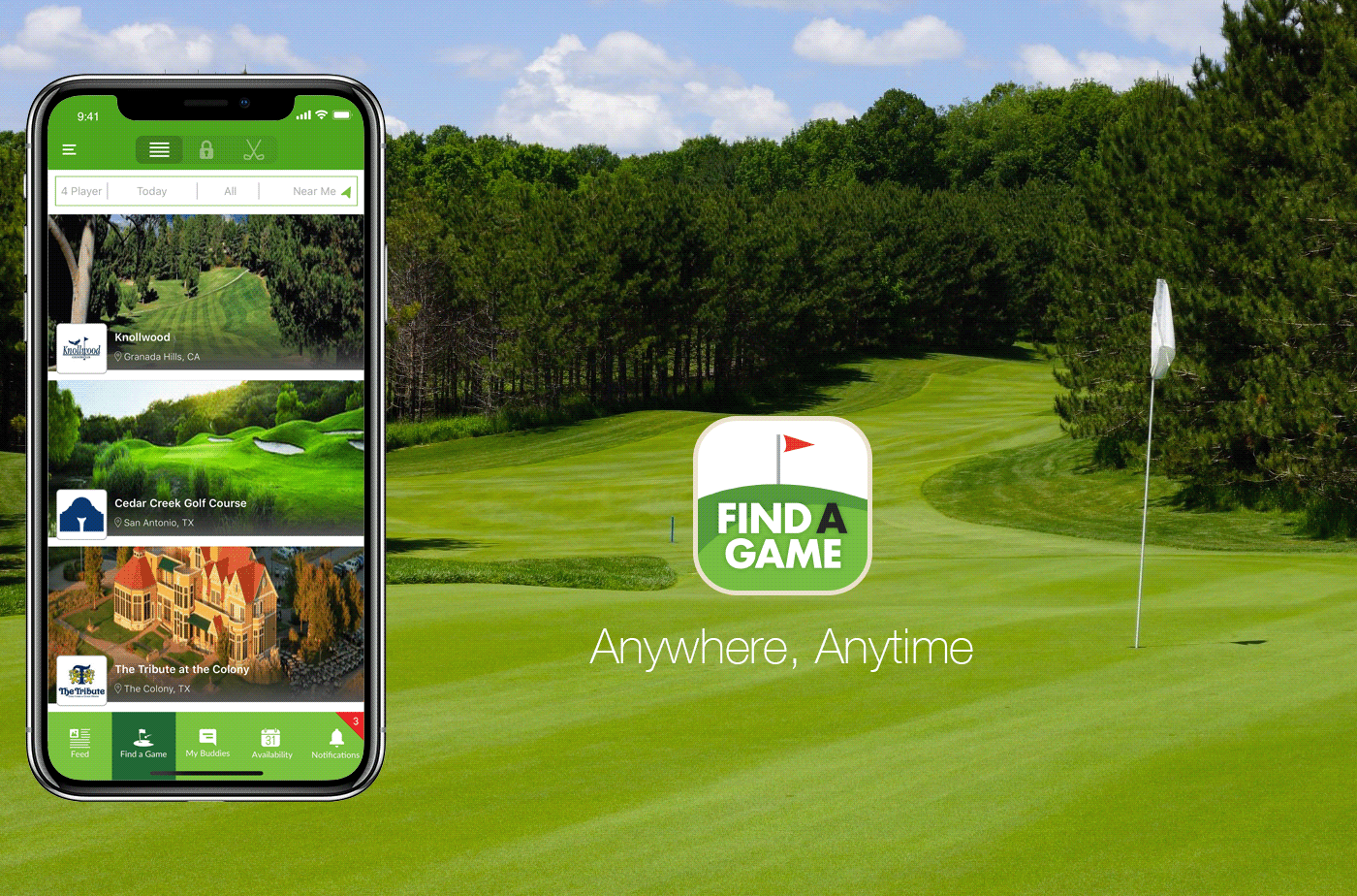 golf sports ios androind Appdesign golfapp courses