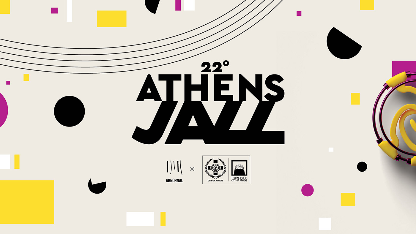 athens jazz festival music tvc Socialmedia ads notes Pentagram