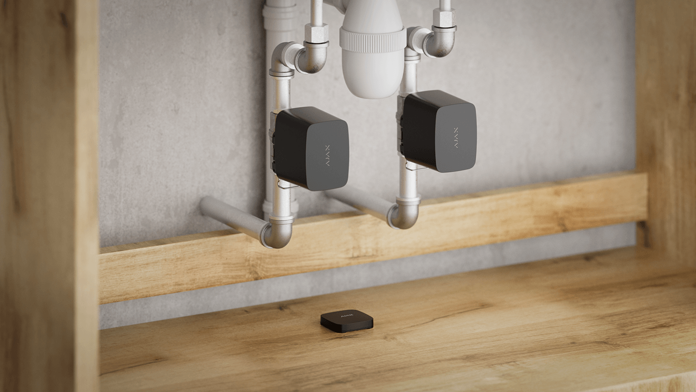 smarthome industrial design  product WaterStop