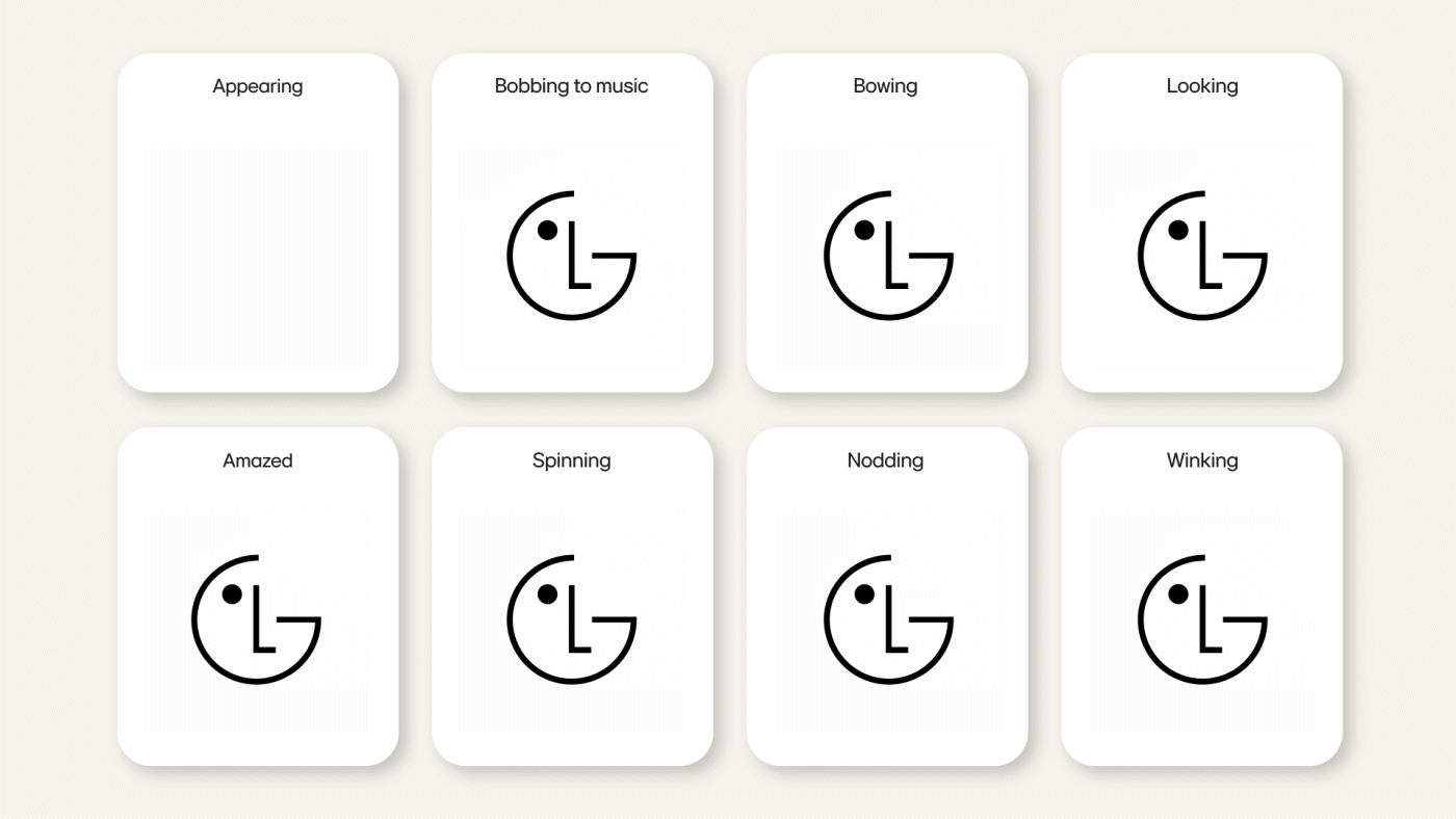 brand identity motion graphics  lg Brand Design logo electronic Character design  Samsung visual identity apple