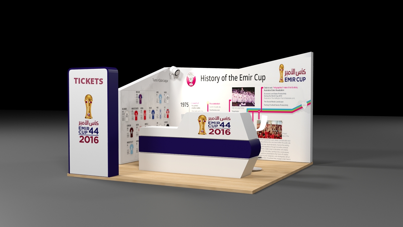 Emir Cup Qatar Exhibition Design 