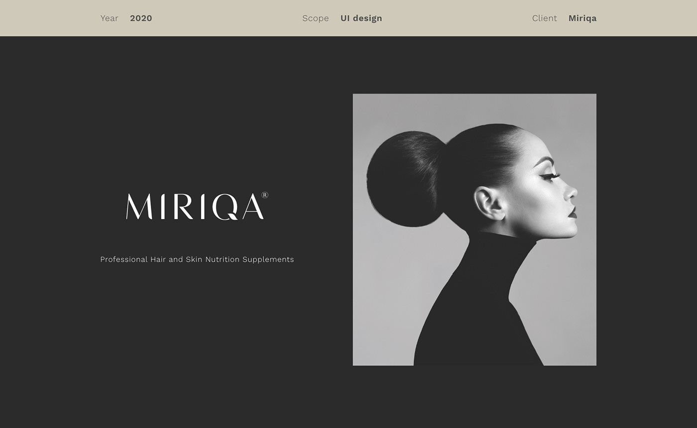 e-commerce Health & Beauty UI Web Design 