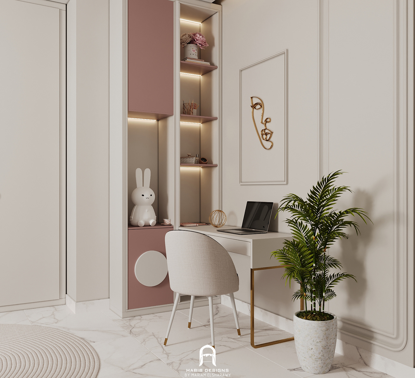 bedroom decor Interior Render architecture interior design  modern visualization 3D corona