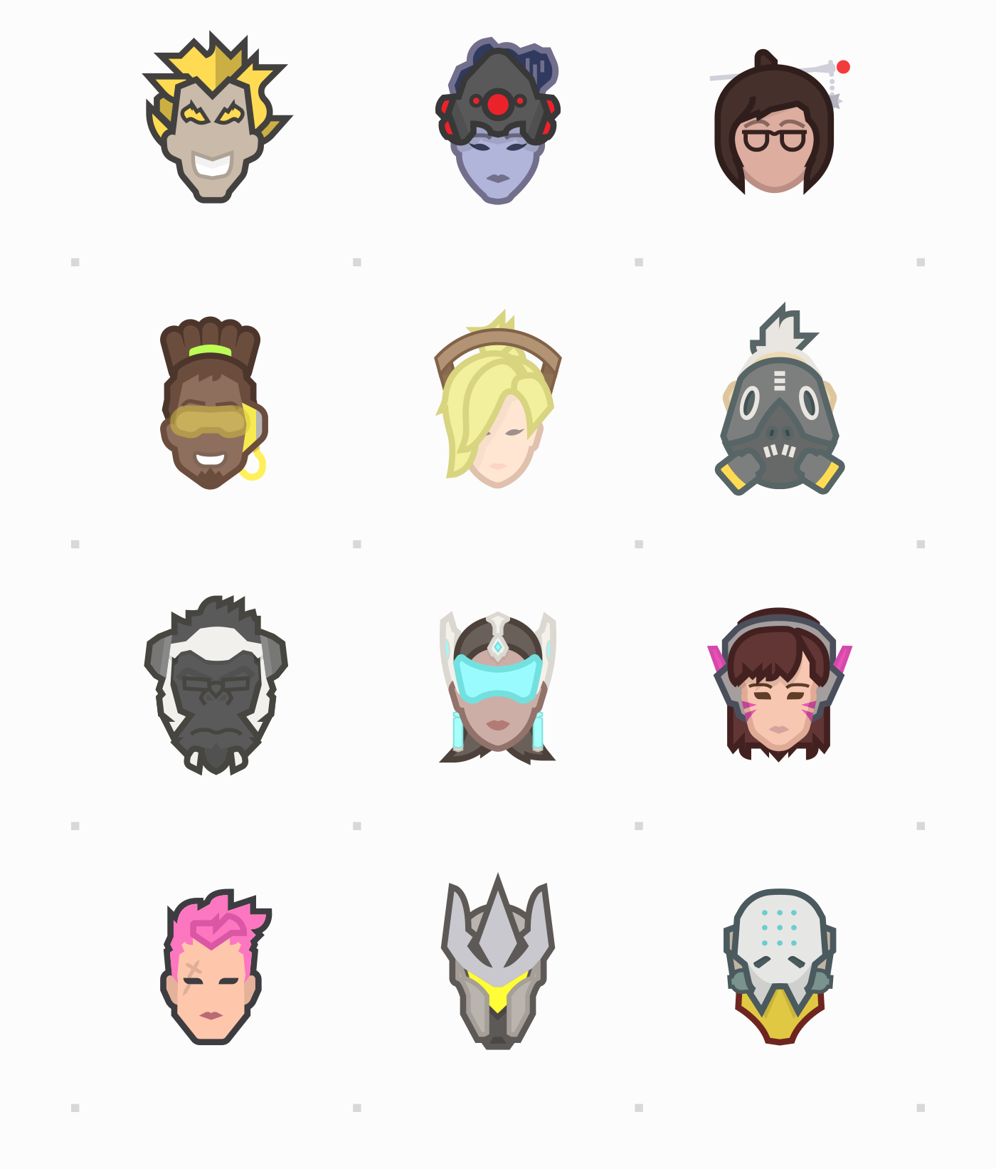 Overwatch Heroes on Behance