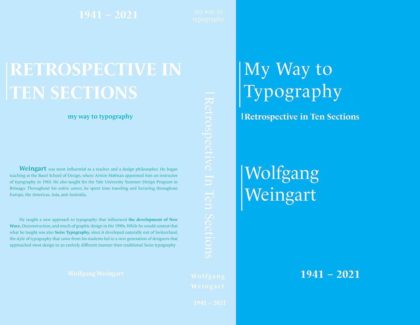 design Project typography   book cover