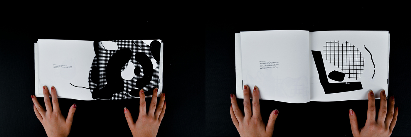 Screenprinting book shapes geometric