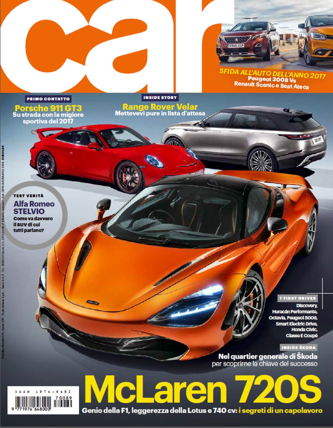 car Layout graphic editoria grafica InDesign carmagazine