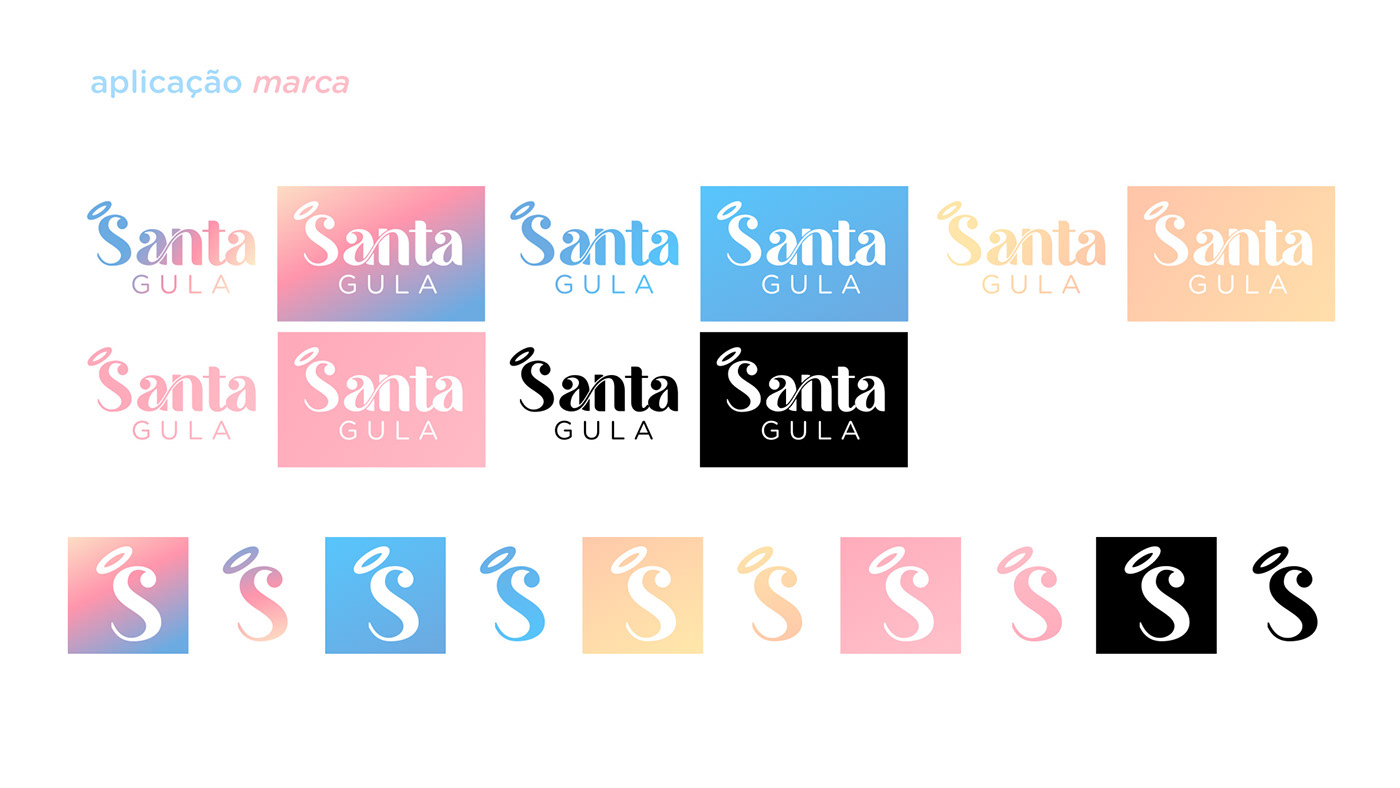 angel branding  Canding creative design doceria doces identidade visual pastel colors