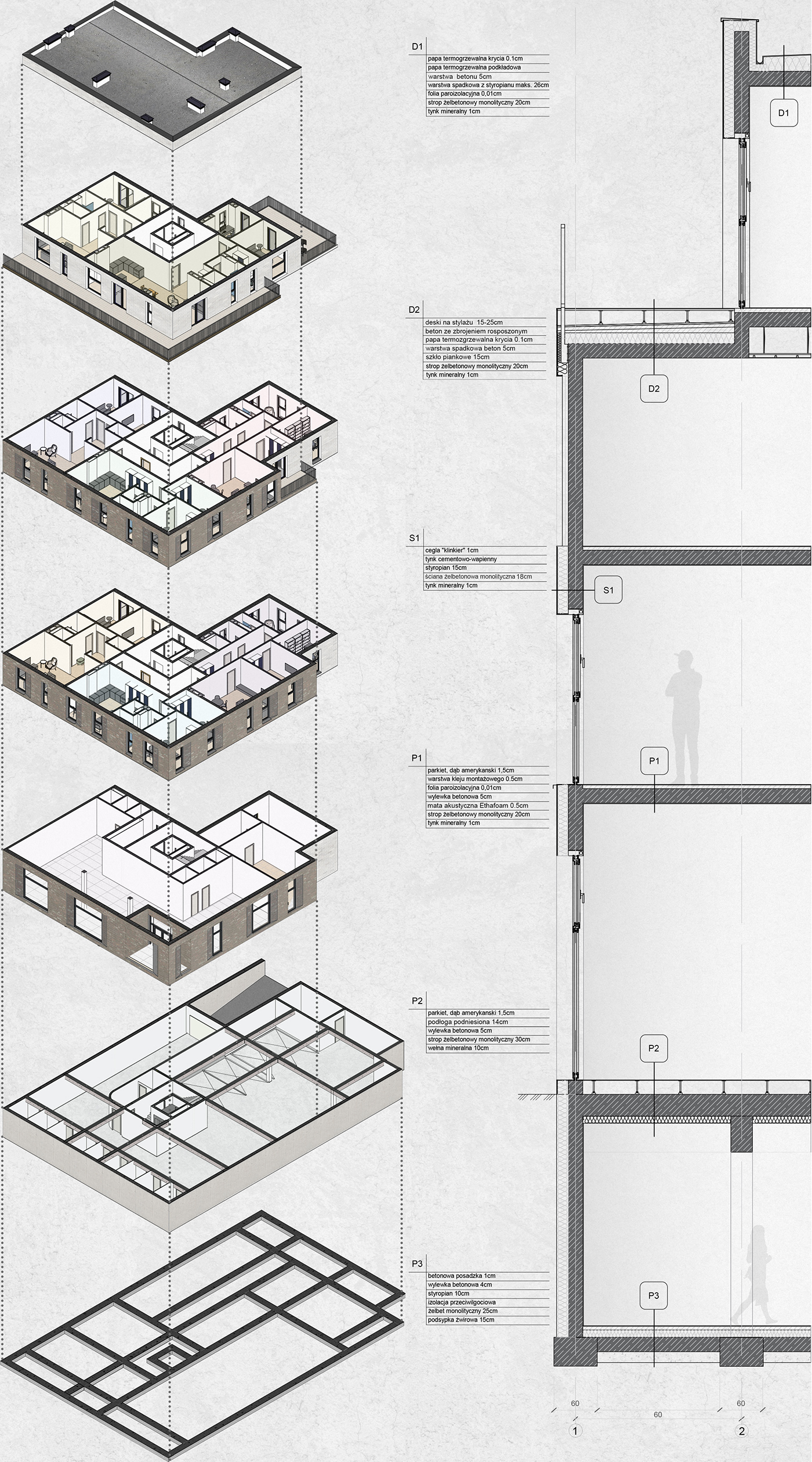 architecture visualization Render 3ds max modern archviz Project student revit 3dsmax