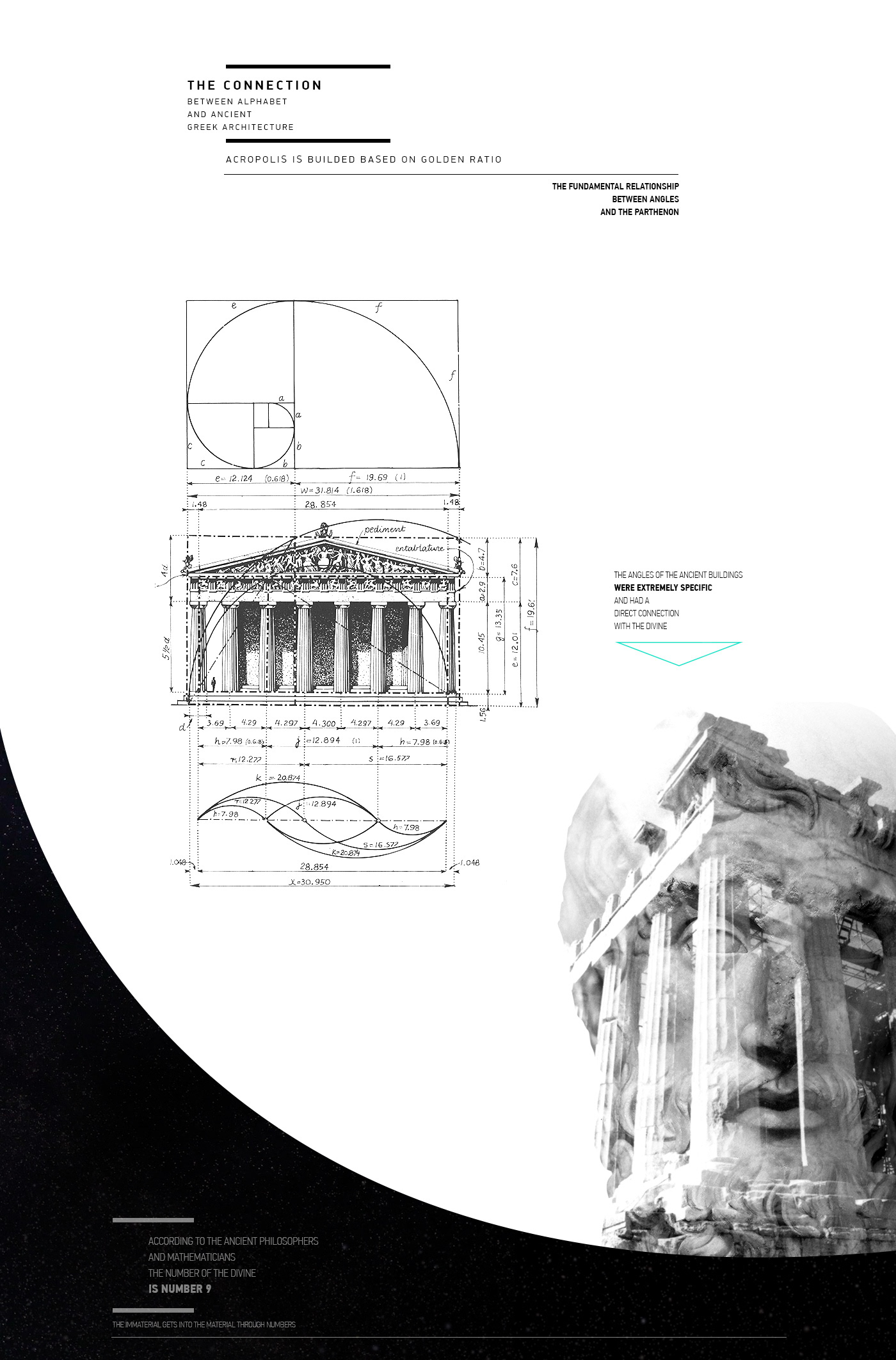 design geometry philosophy  alphabet editorial universe print Greece font graphic