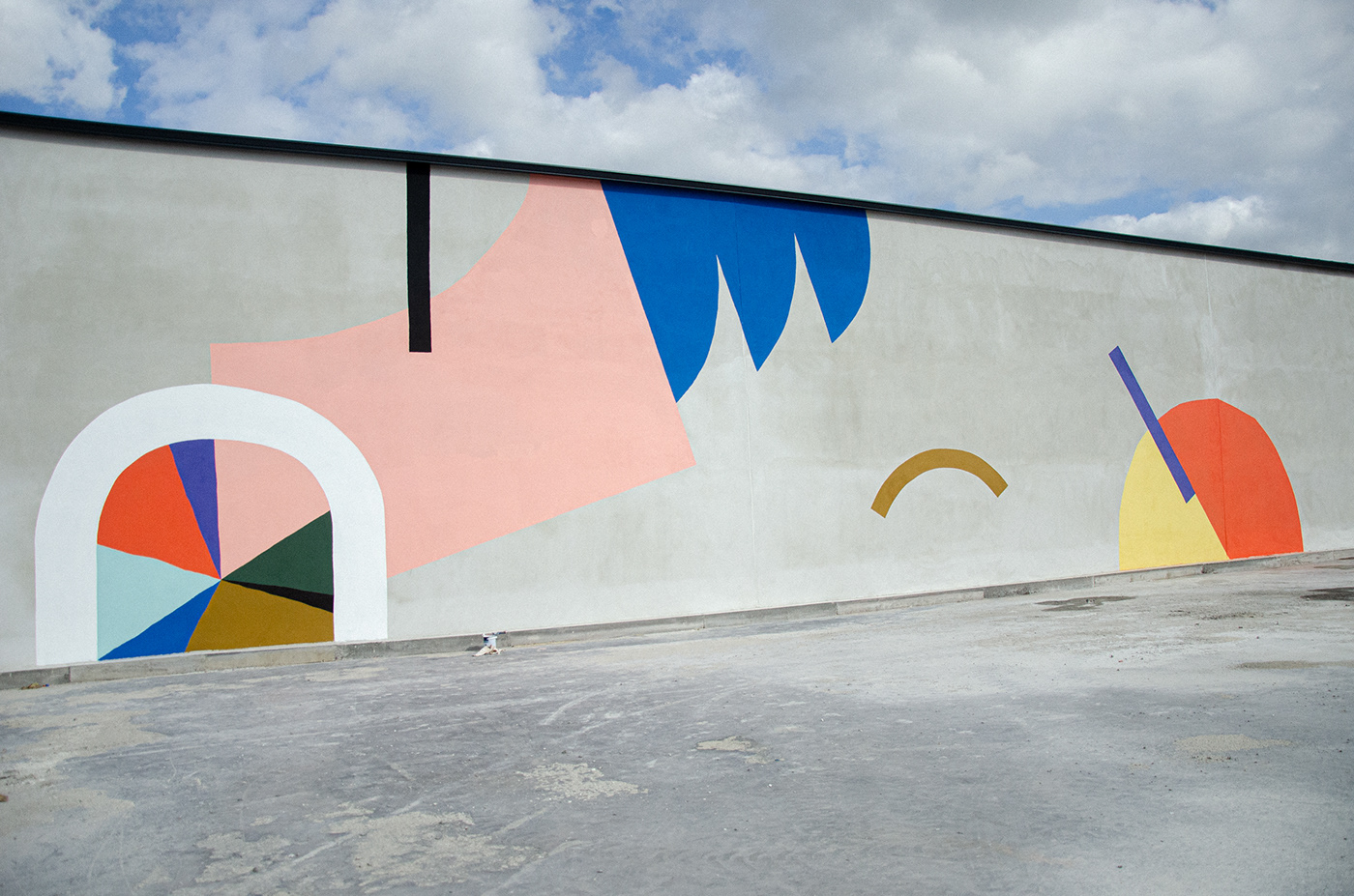 abstract art colors modern Mural painting   Street summer urban art wallpainting