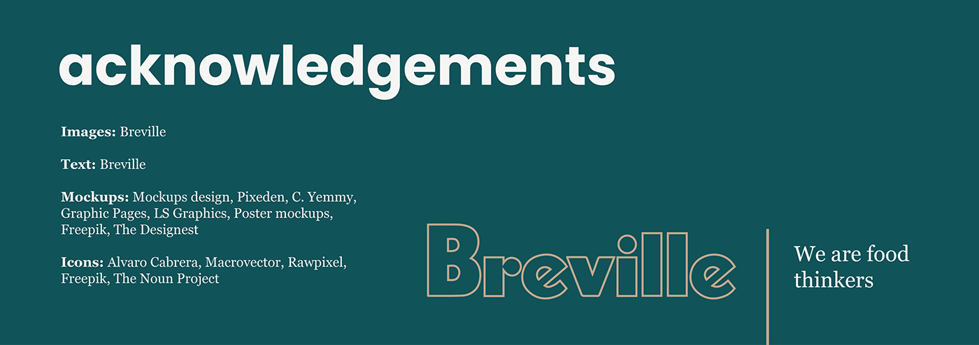 Branding redesign - Acknowledgments