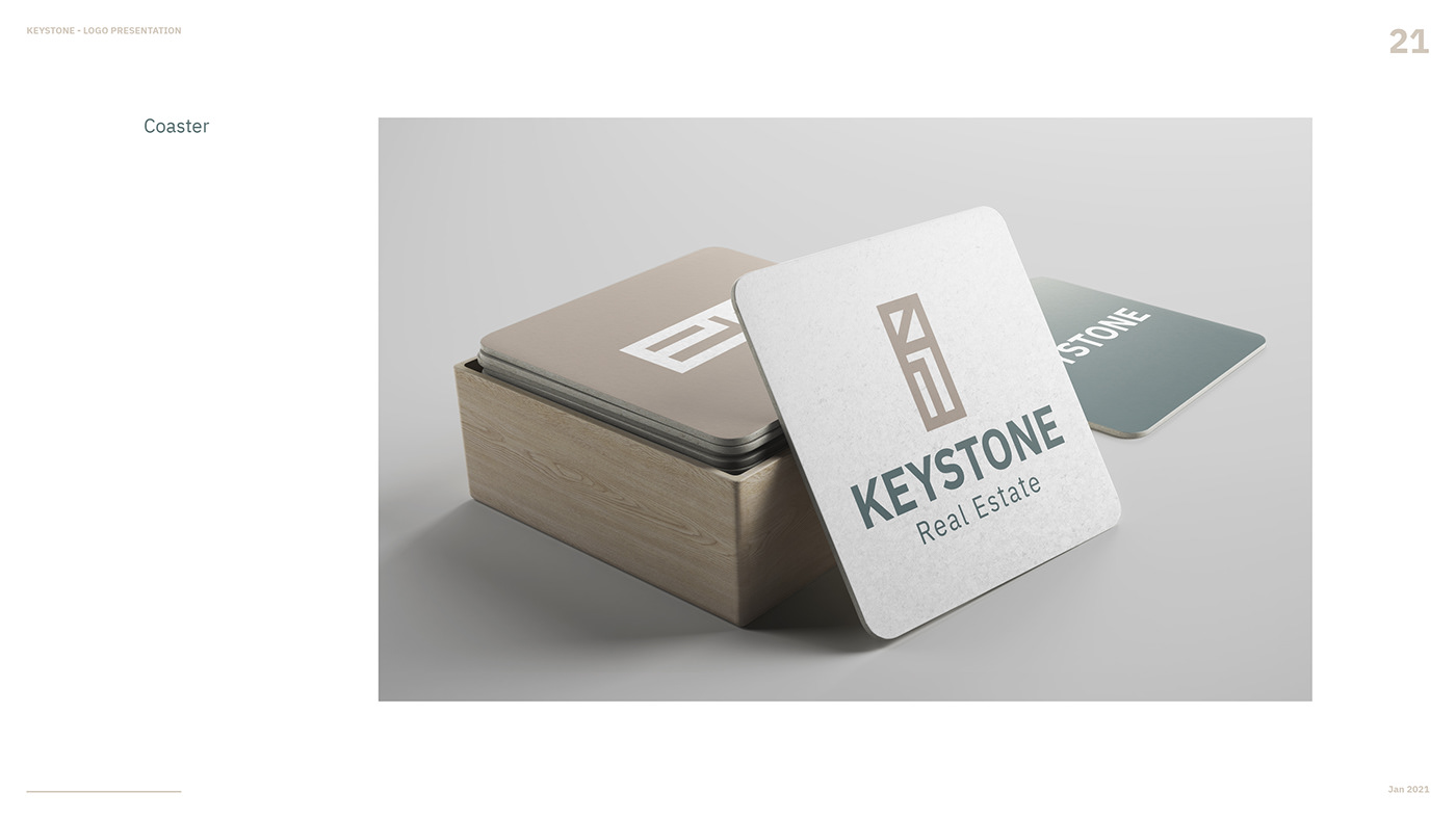 branding  identity keystone logo properties real estate