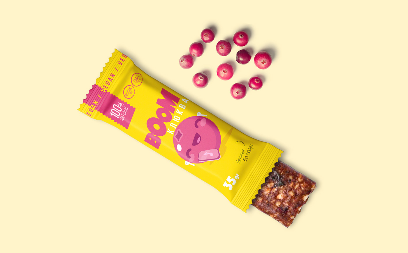 brand identity Foods fruit bar graphic design  ILLUSTRATION  Label package Packaging packaging design snack