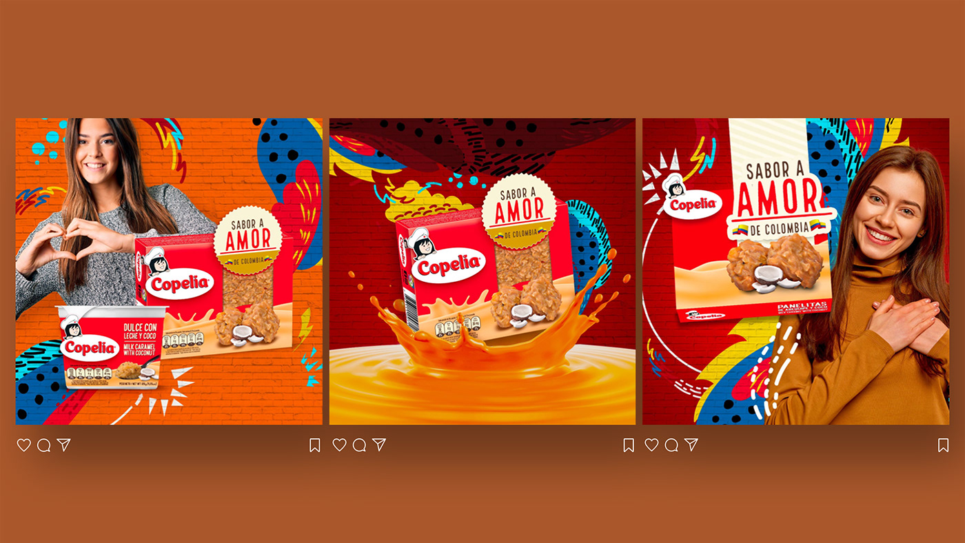 Yupi Sabor key visual Social media post motion graphics  motiondesign colombia golpecontodo Rizadas tosti