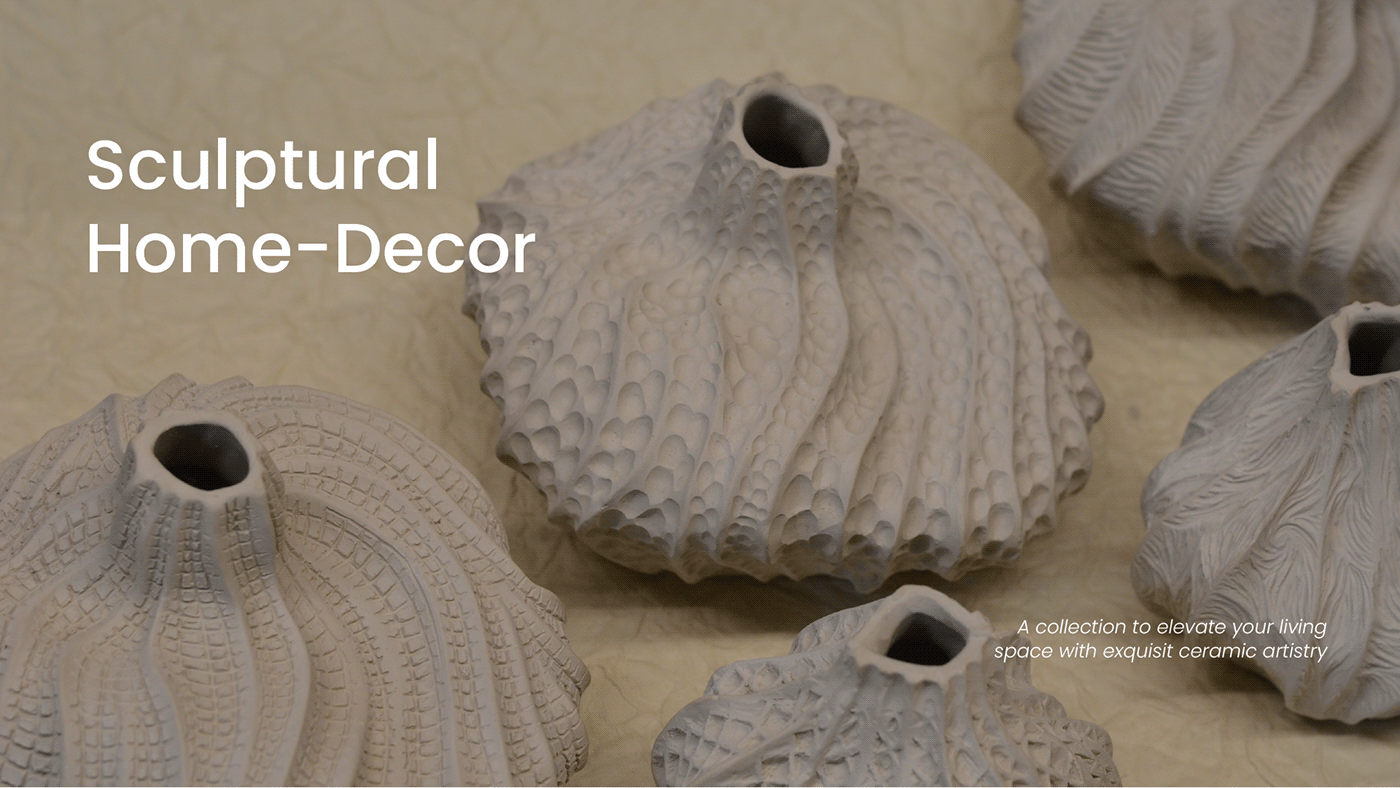 ceramics  sculpture handmade cmf product design  homedecor ceramic design Pottery