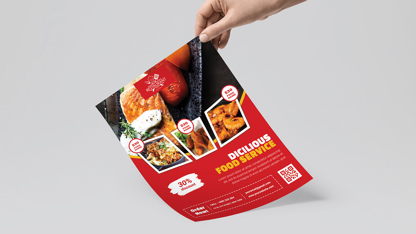 desig flyer restaurant print restaurant flyer