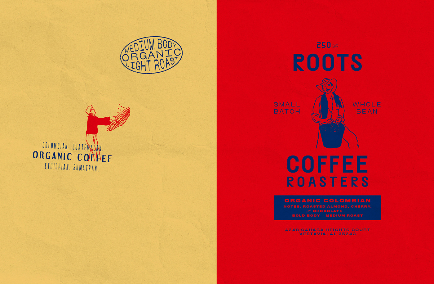 cafe Coffee coffee bag fair trade menu organic poster roasters Sustainable vintage