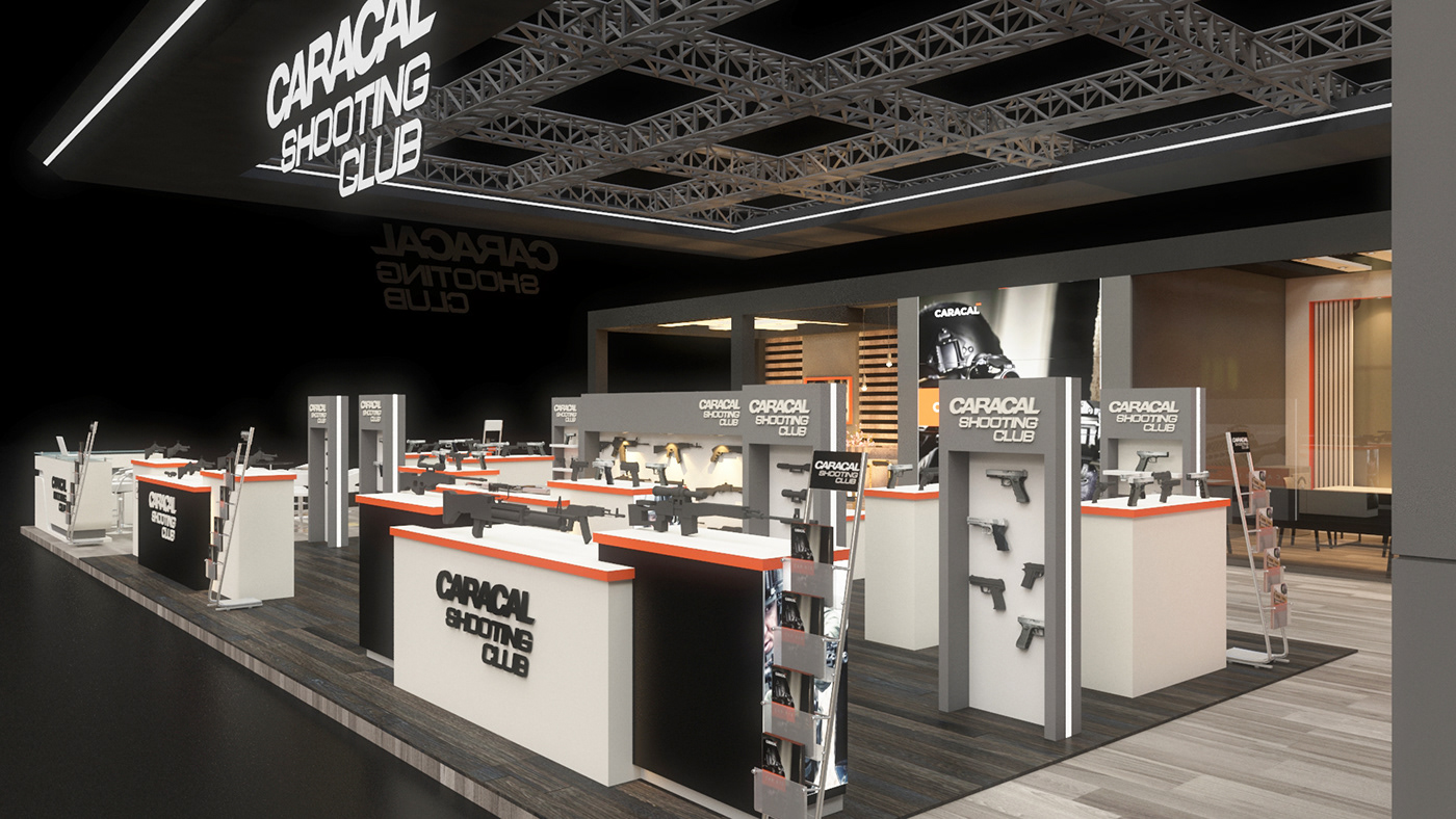 booth Stand dubai gulf 3D Exhibition Design  expo UAE دبي الامارات
