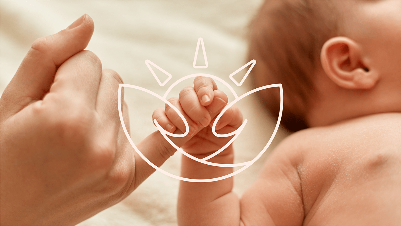 baby brand branding  design doctor logo Pediatric visual identity maternity newborn