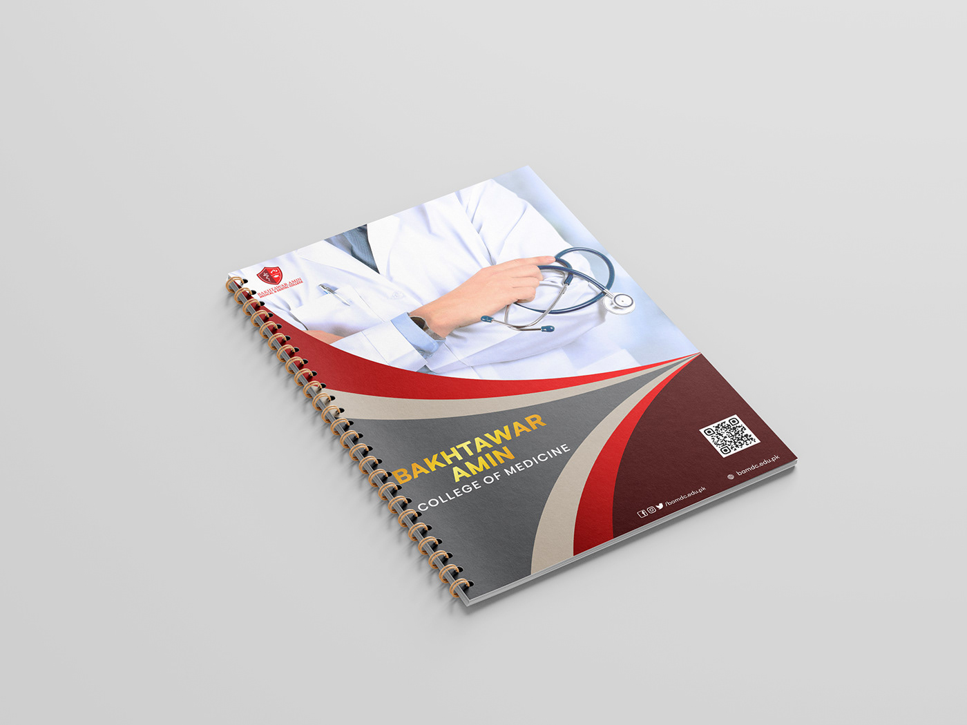 a4_brochure creative_brochure graphic_design Medical_College_Brochure