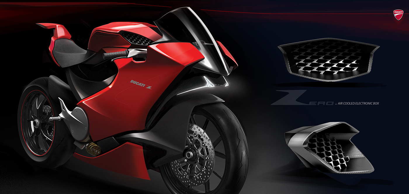 portfolio transportation design motorbike Ducati BMW motorcycle electric concept Bike