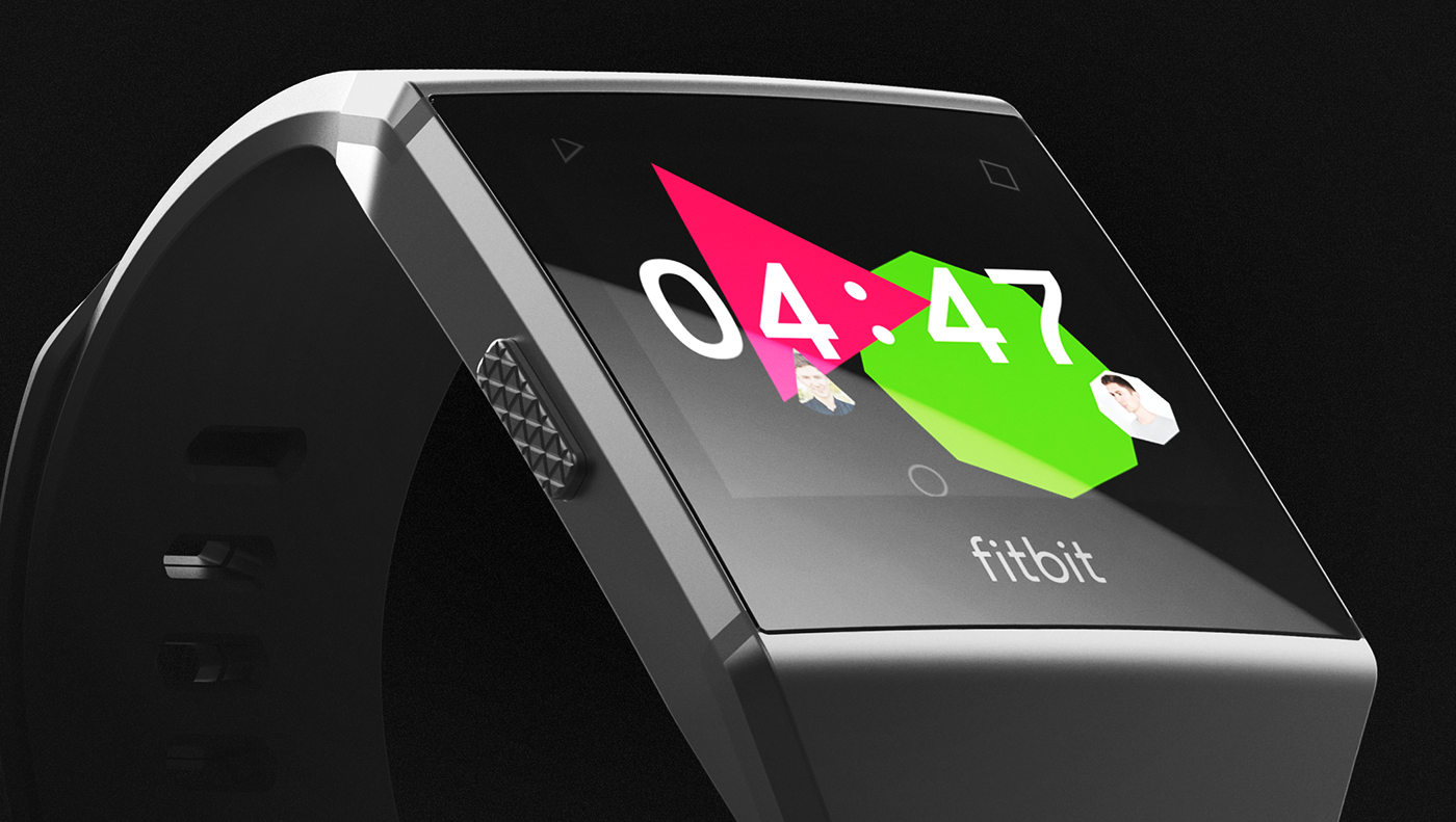 Fitbit Ionic Smart watch face clockface Wearable device clock smartwatch
