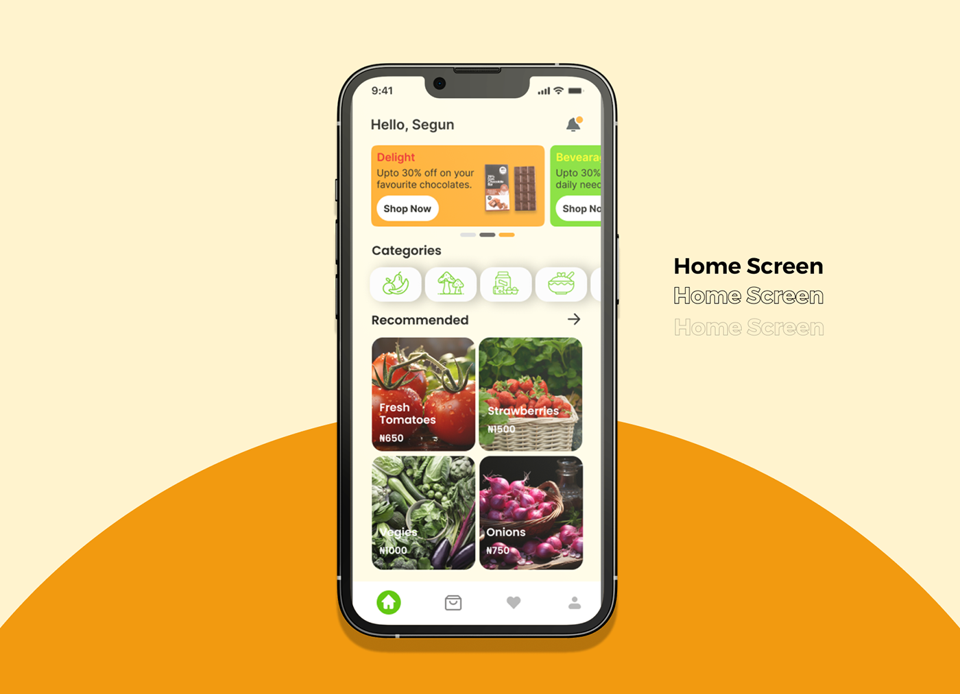 UI UX design Grocery App Case Study Mobile app user interface figma design photoshop brand identity product design 