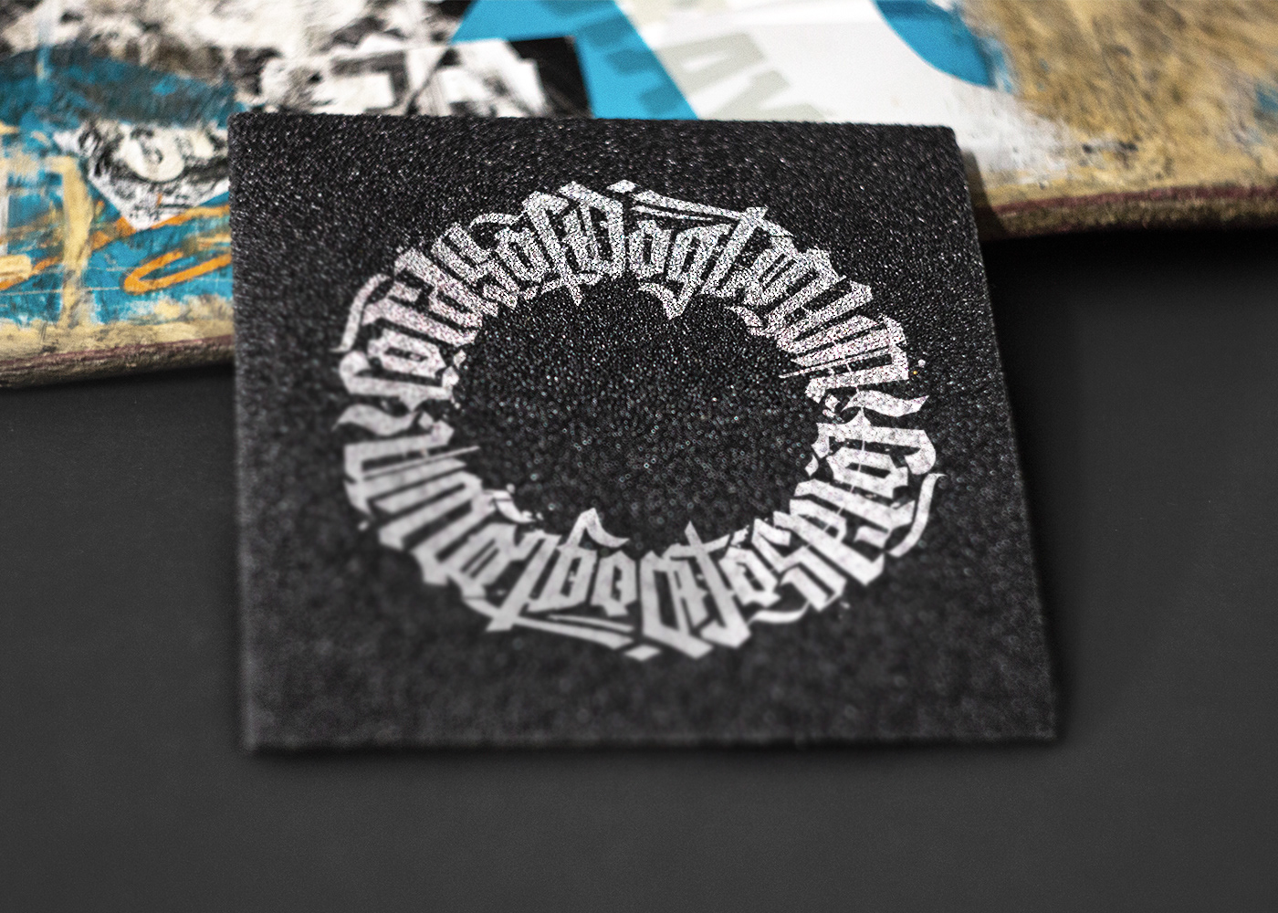 CD cover album cover dvd cover Calligraphy   lettering typography   skateboard Packaging movie