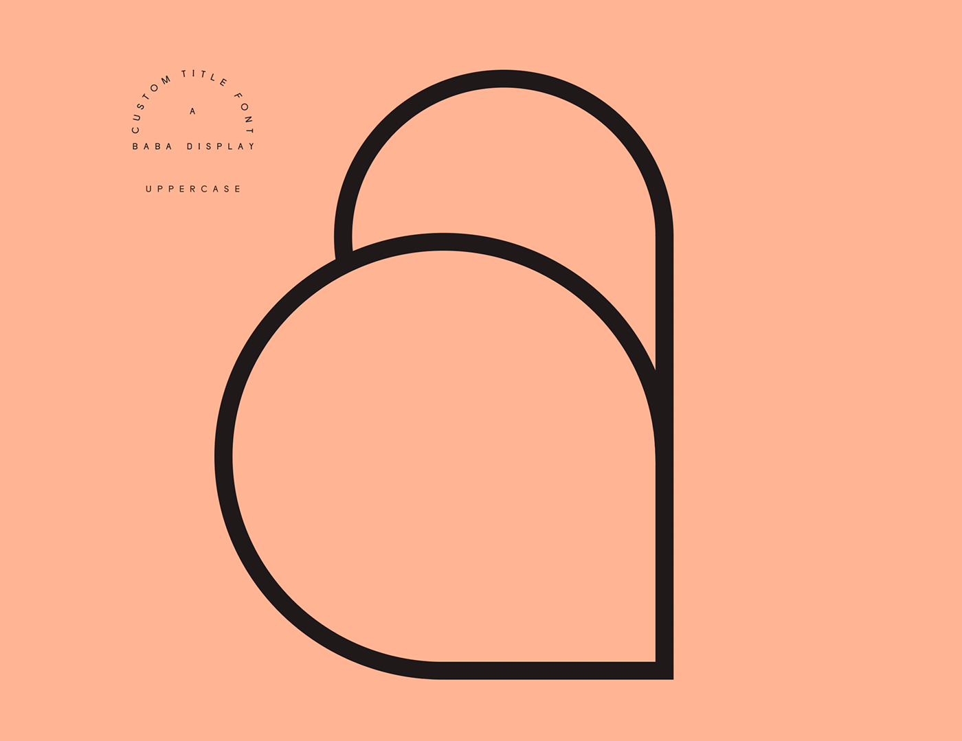 baba typography   font violaineetjeremy restaurant identity Paris mediterranean terracotta Drawing 