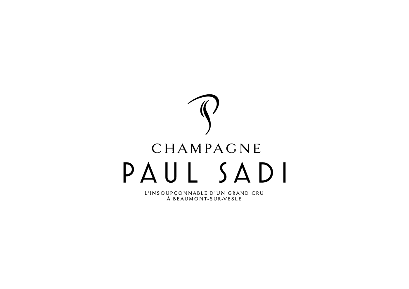 brand identity Champagne design Logo Design Packaging visual identity wine