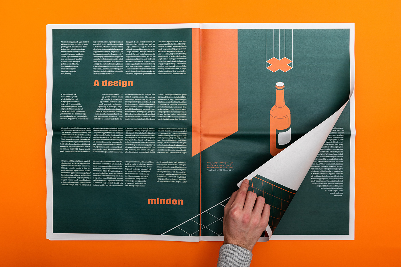 broadsheet Creativity graphicdesign magazine newspaper print publication tipography Zine 