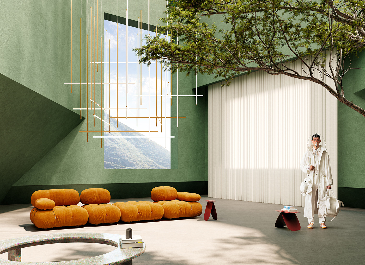 3D 3ds max architecture editorial future home interior design  magazine