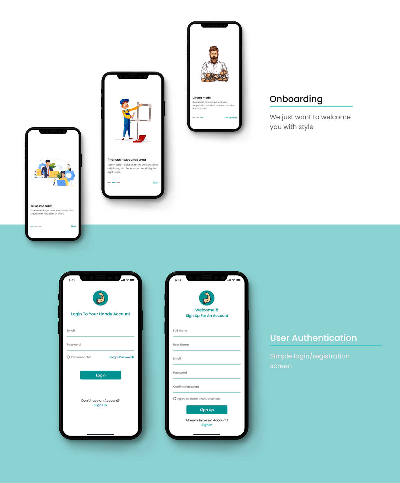 app ui design mobile design branding 