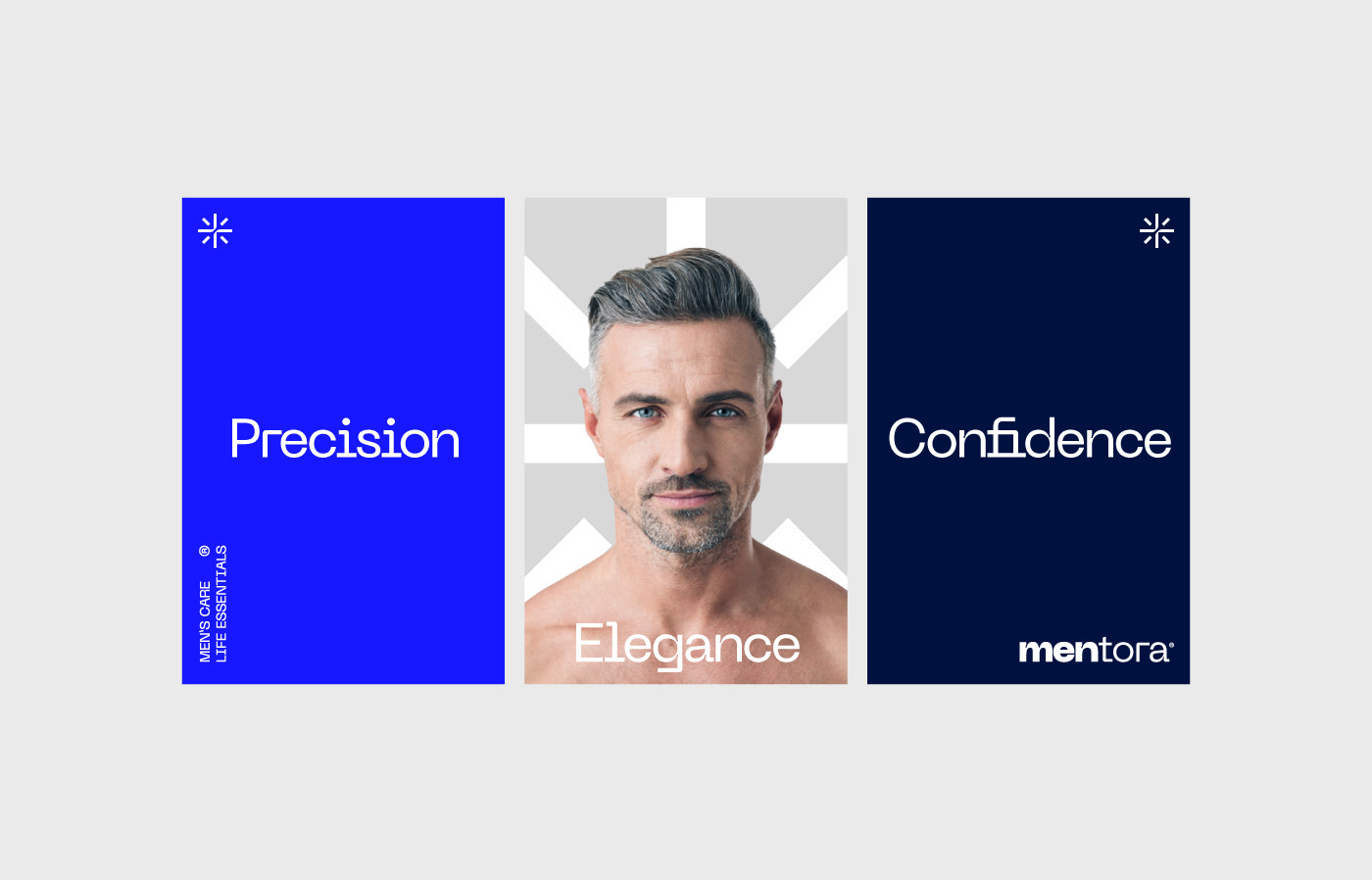 brand identity Men's Health healthcare graphic design  branding  Logo Design minimal blue guidelines