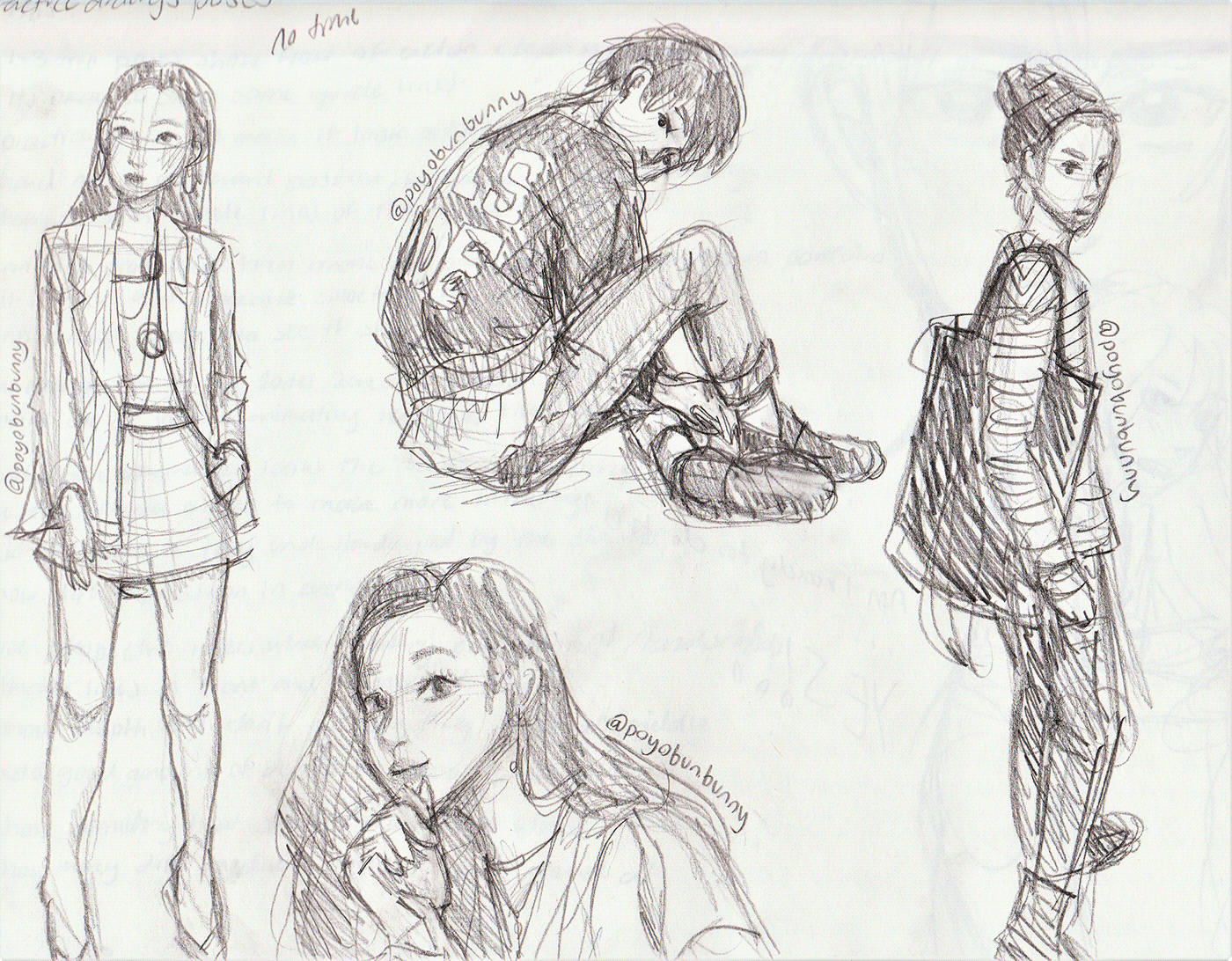 anime Patterns pen pencil pencilsketch portraits Poses sketch sketchbook stilllife