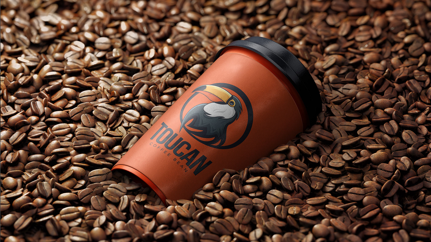 branding  coffee logo logo Logo Design Mascot Character design  toucan identity brand identity Logotype