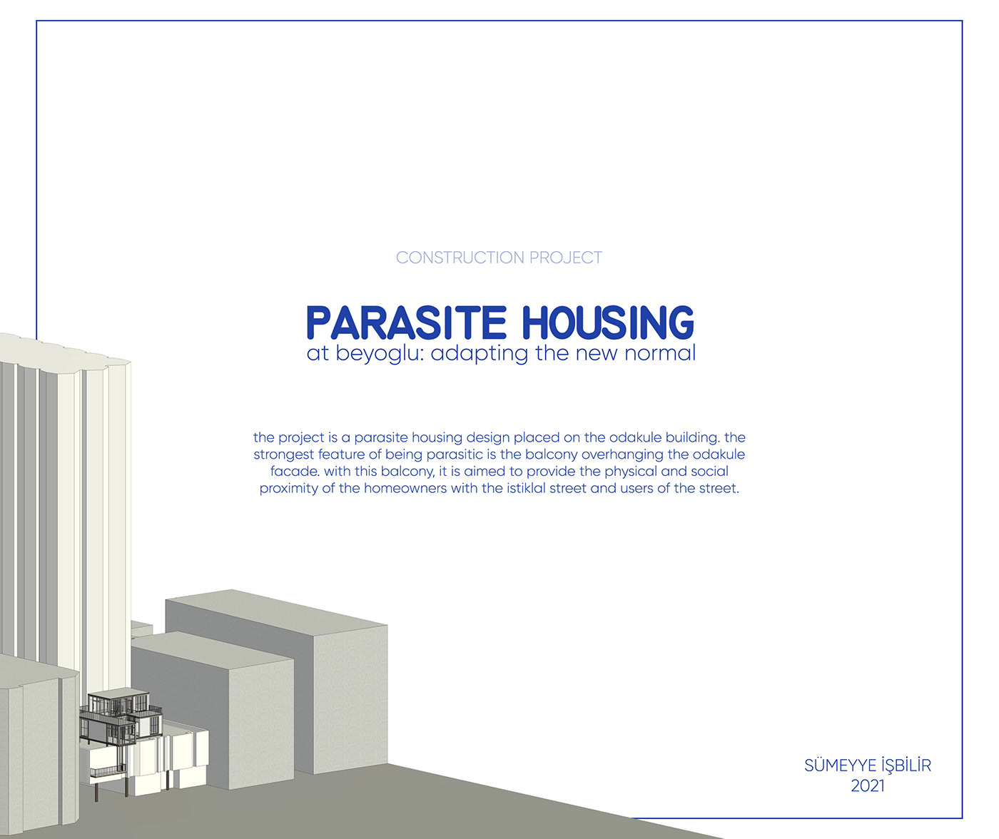 architecture beyoglu construction housing parasite Project