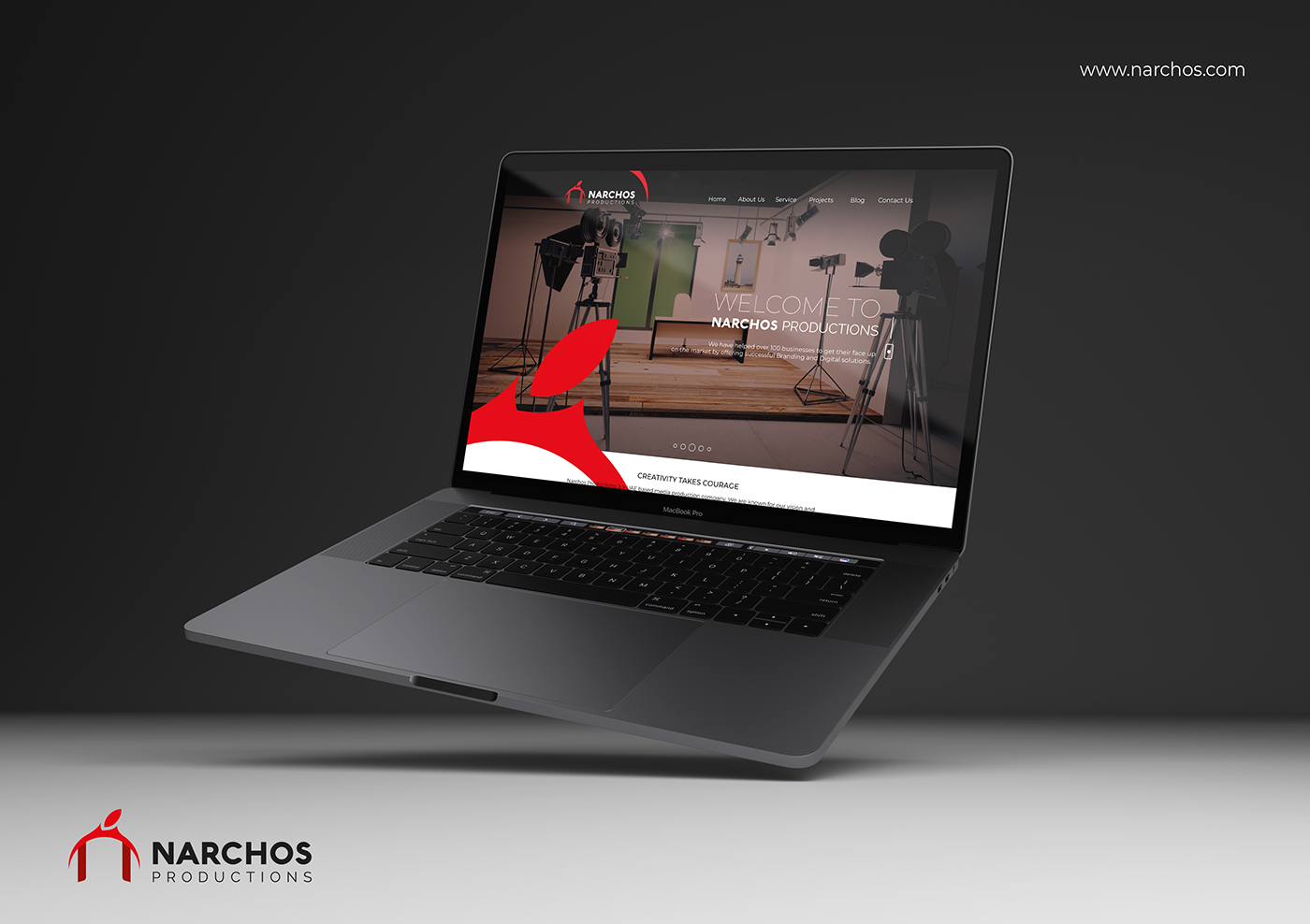 Creative Design Narchos branding  Logo Design Collateral dubai UAE