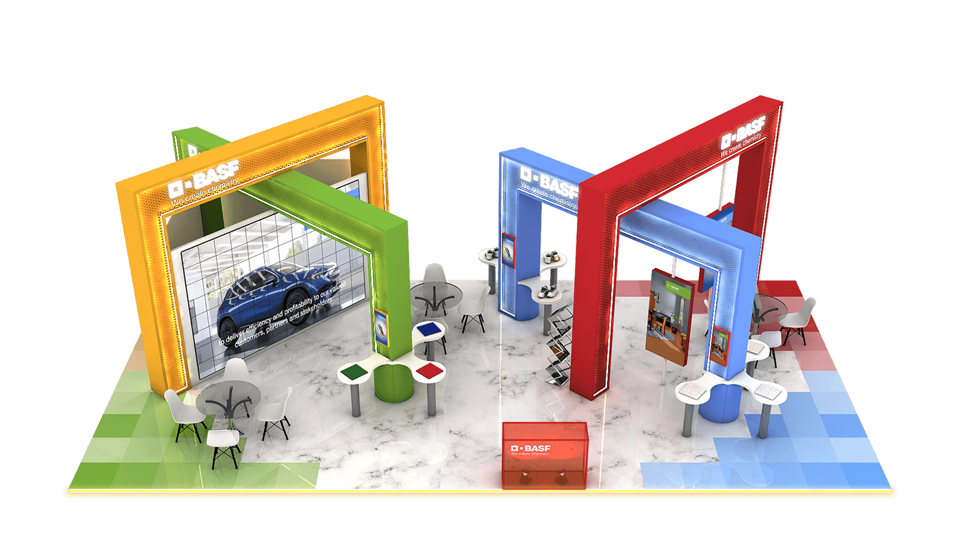 booth design exhibition stand stand design Exhibition Booth basf stand