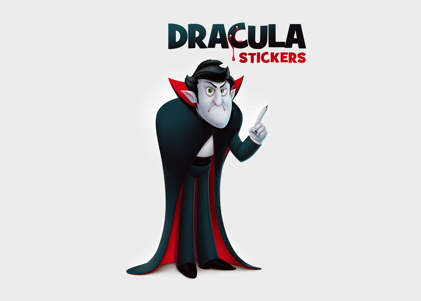 stickers Character design social network gangster dragon vampire dracula blood machine